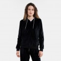 Body Action Women's Velour Hoodie Jacket