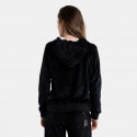 Body Action Women Velour Hoodie Γυναικεία Ζακέτα