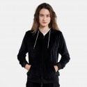 Body Action Women Velour Hoodie Γυναικεία Ζακέτα