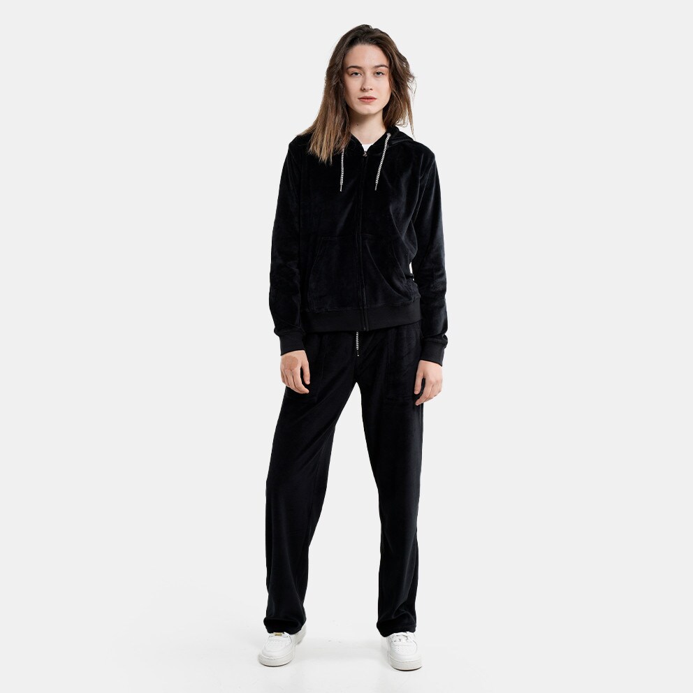 Ladies velour hoodie on sale