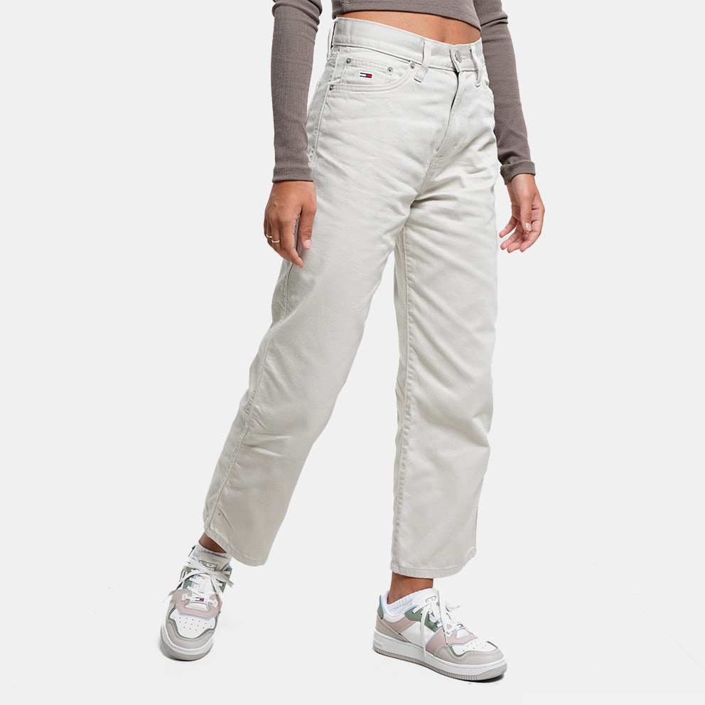 Tommy Jeans B Mid Rise Loose Women's Pants Beige DW0DW13089 - Bonnet  Tommy Hilfiger Uptown AM0AM07865 AEH - ACE30