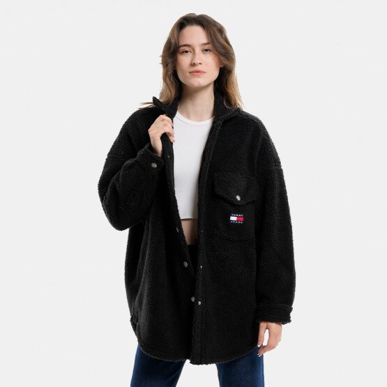 Tommy Jeans Oversized Sherpa Γυναικείο Παρκά