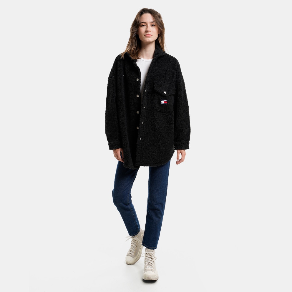 Tommy Jeans Oversized Sherpa Γυναικείο Παρκά