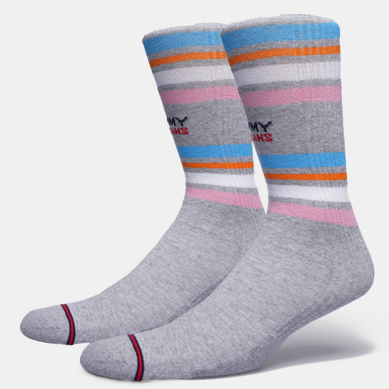 Tommy Jeaans Kneehigh Stripes Side Logo Unisex Κάλτσες