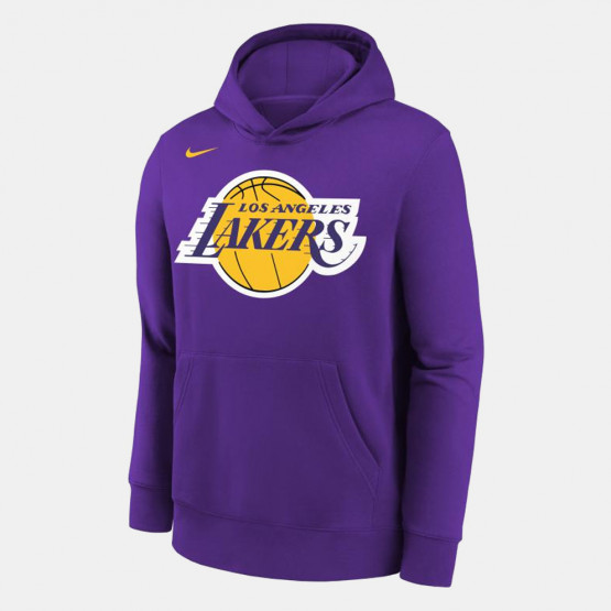 Nike NBA Los Angeles Lakers Παιδική Μπλούζα με Κουκούλα