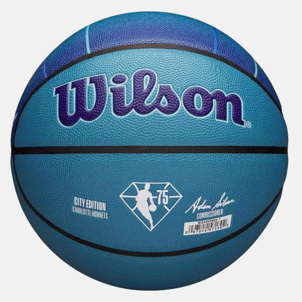 Wilson NBA Team City Collector Charlotte Hornets Μπάλα Μπάσκετ Νο7 (9000134302_4143)