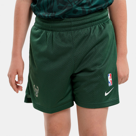 Nike Dri-FIT NBA Milwaukee Bucks Παιδικό Σορτς