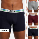 Levi's Athleisure Elastic 3-Pack Ανδρικά Μποξεράκια Giftbox