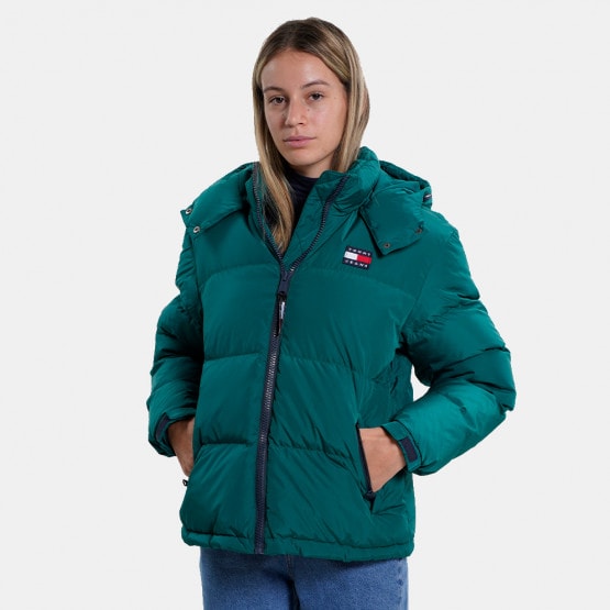 Tommy jeans womens oversized puffer jacket deals