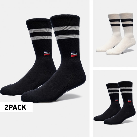 Levi's Reg Cut Retro Sport Stripes  2-Pack Ανδρικές Κάλτσες