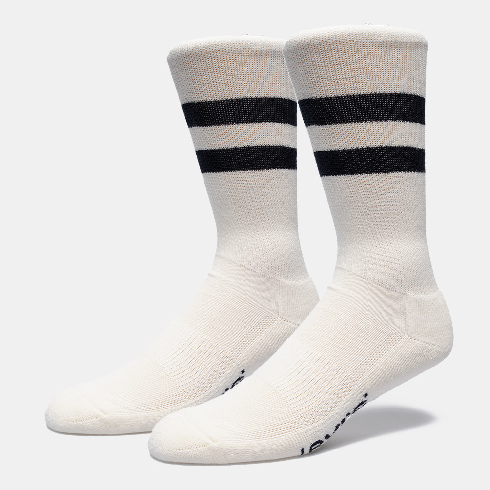 Pack Men's Socks Black / White 37157 - Levi's Reg Cut Retro Sport 