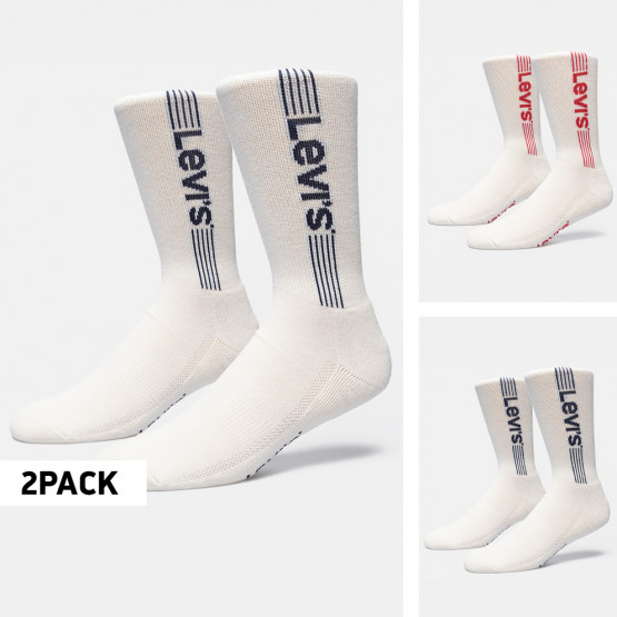 Levi's Reg Cut Sport Logo 2-Pack Ανδρικές Κάλτσες