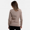 Target Zip Neck Fleece ''Social" Women's Sweatshirt