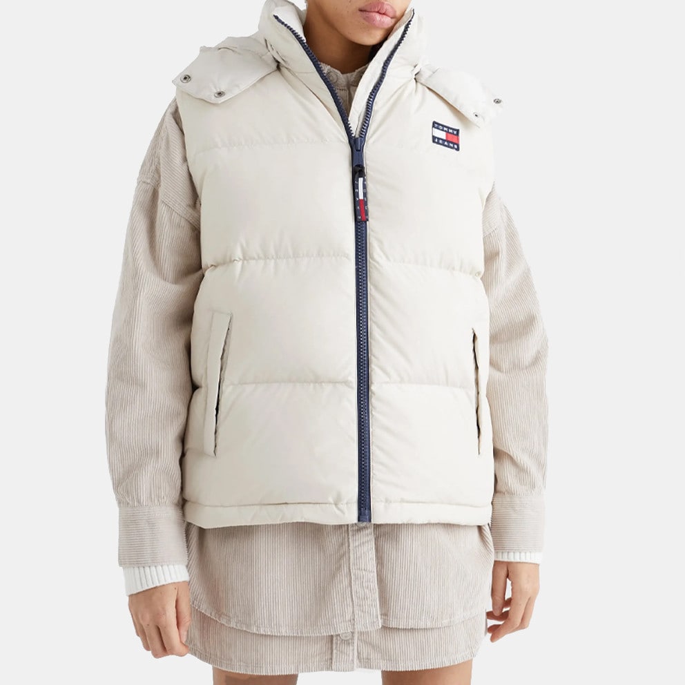  Tommy Jeans Alaska Γυναικείο Αμάνικο Puffer Μπουφάν (9000135523_58386) 2025