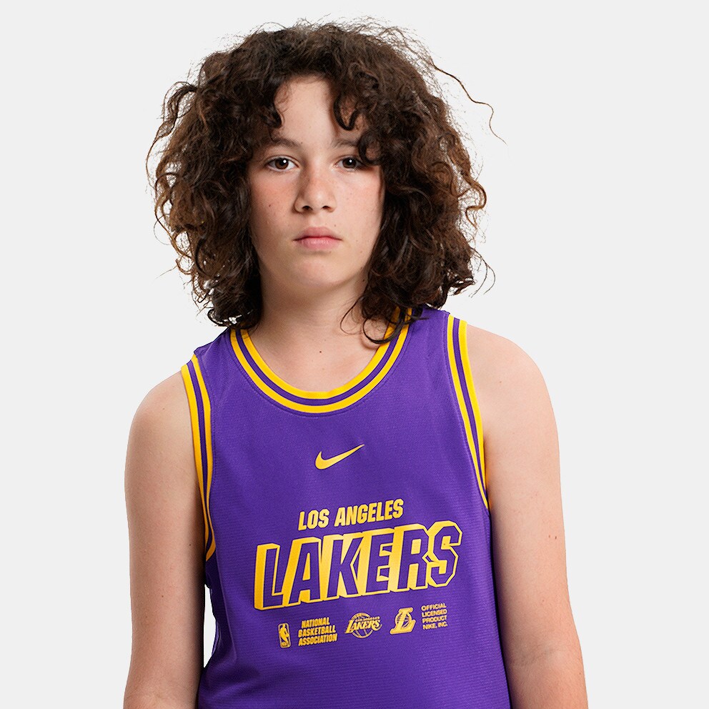 Nike  Drifit Tank Dna Courtside Lakers Παιδική Φανέλα