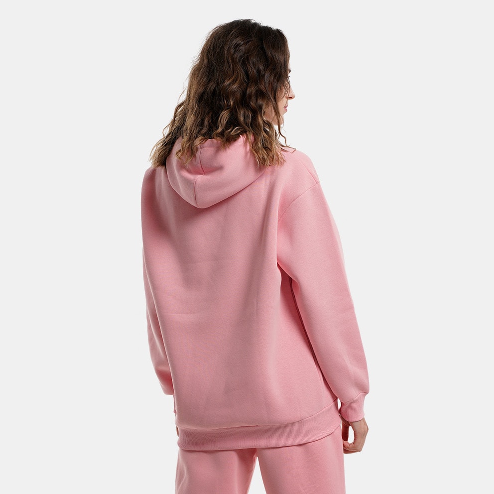 Target Loose Fleece "Moment Loose" Γυναικεία Μπλούζα με Κουκούλα