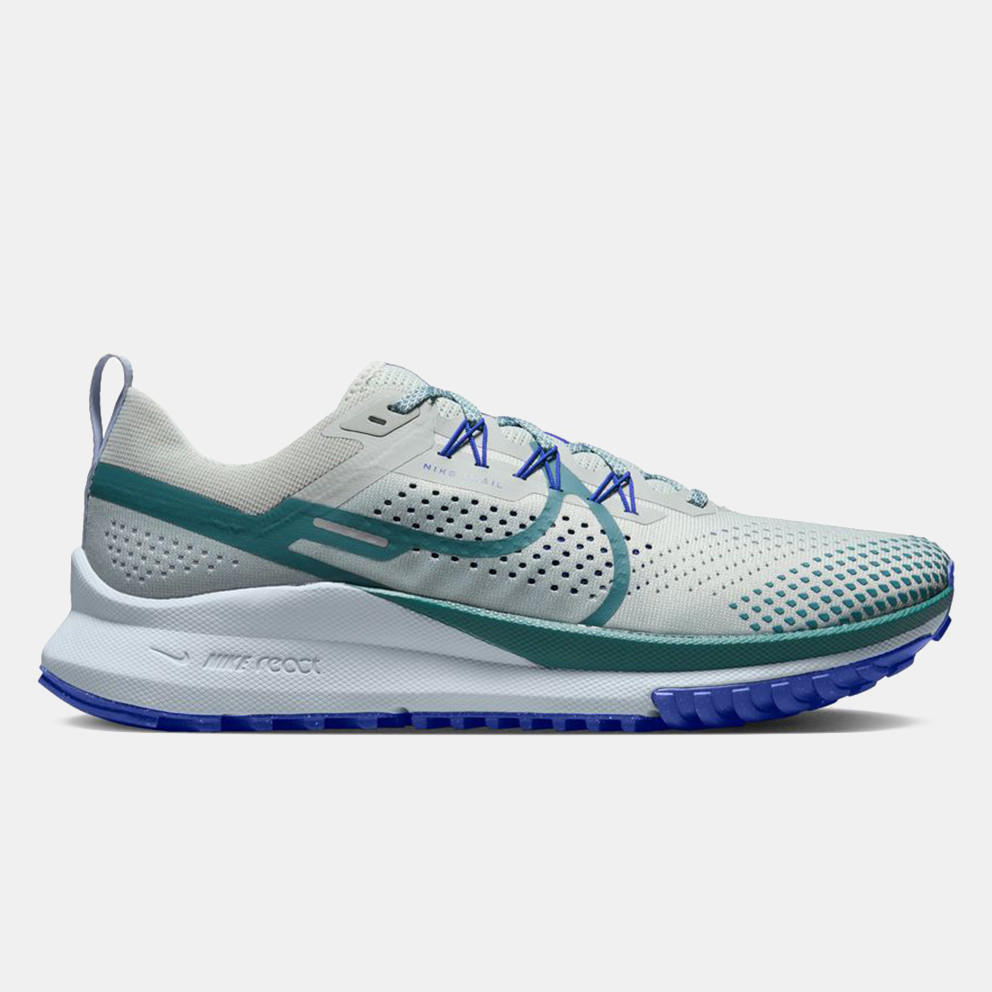 Nike React Pegasus Trail 4 Ανδρικά Παπούτσια για Τρέξιμο (9000129300_65391) LIGHT SILVER/MINERAL TEAL-RACER BLUE