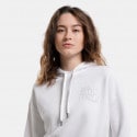 Target Loose Fleece "Moment Loose" Γυναικεία Cropped Μπλούζα με Κουκούλα