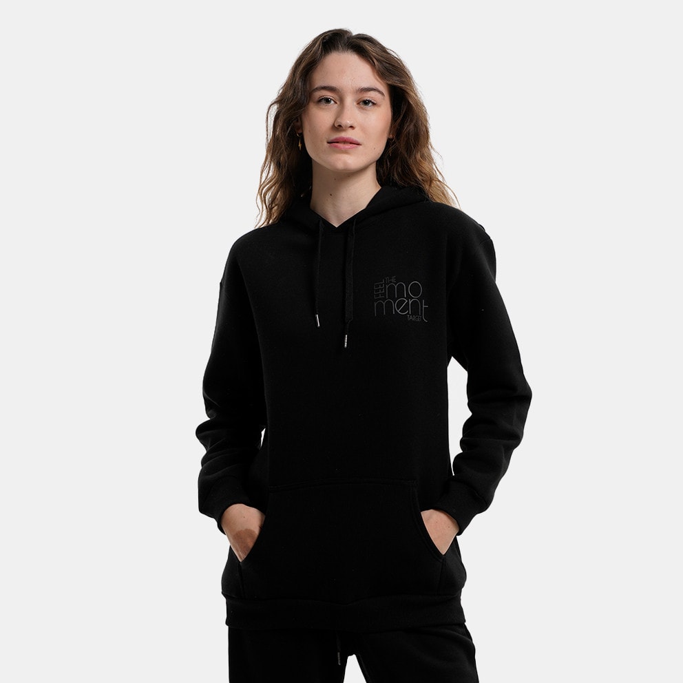 Target Loose Fleece "Moment Loose" Γυναικεία Μπλούζα με Κουκούλα (9000118378_001)