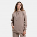 Target Loose Fleece "Moment Loose" Γυναικεία Μπλούζα με Κουκούλα