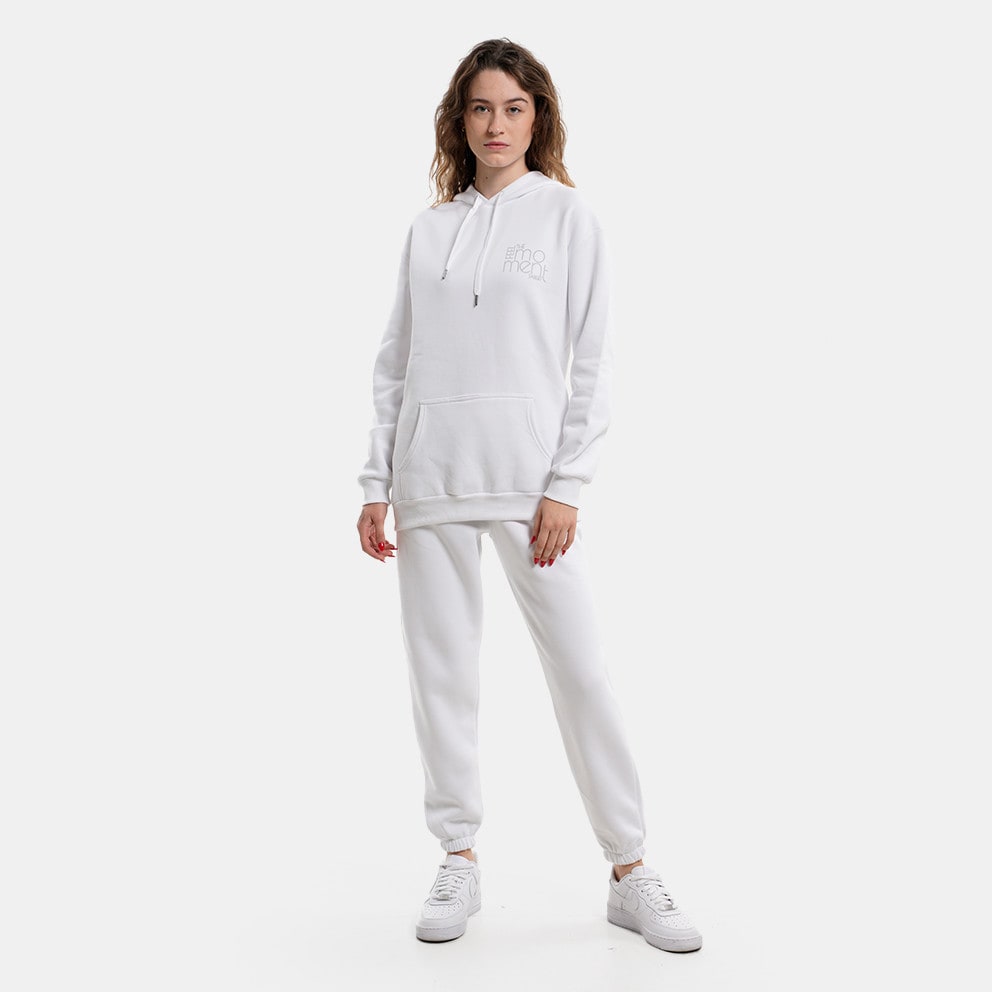 Target Loose Fleece "Moment Loose" Γυναικεία Μπλούζα με Κουκούλα