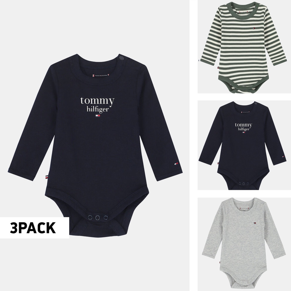 Tommy Jeans Baby Bodysuits 3-Pack