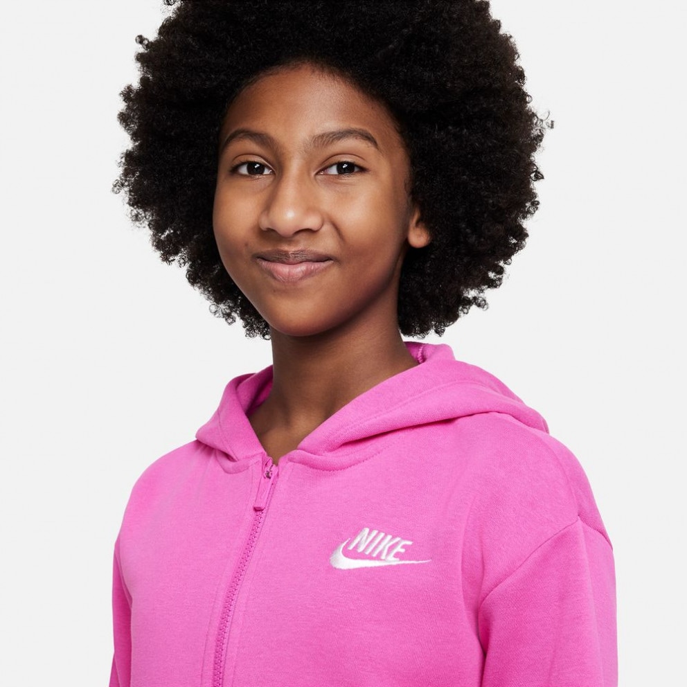 Nike Sportswear Club Fleece Kids' Full Zip Hoodie