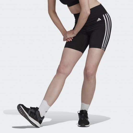 adidas Training Essentials 3-Stripes High-Waisted Γυναικείο Biker Σορτς