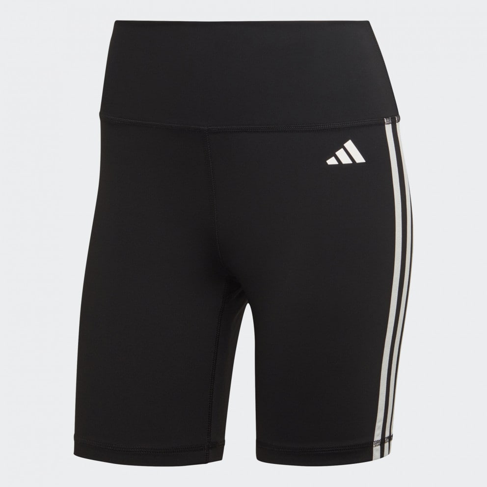 adidas Training Essentials 3-Stripes High-Waisted Women's Biker Short