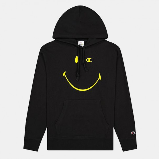 Champion Smiley Ανδρική Μπλούζα με Κουκούλα