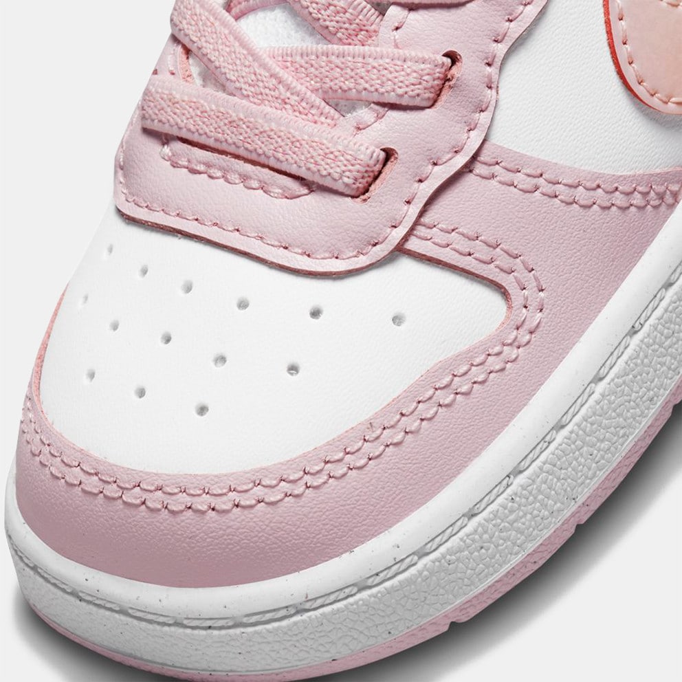 Nike Court Borough Low 2 Infants' Shoes Pink / White DQ0493-100