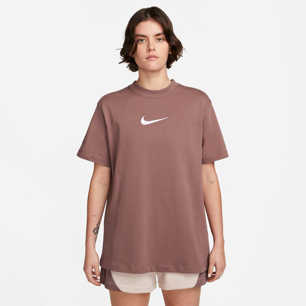 T-shirt de sport femme NIKE W NSW HRTG TOP SS Beige