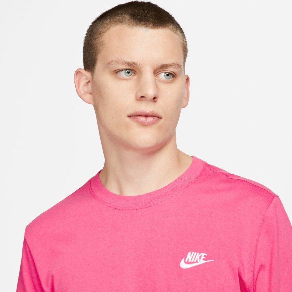 Nike club tee pink best sale