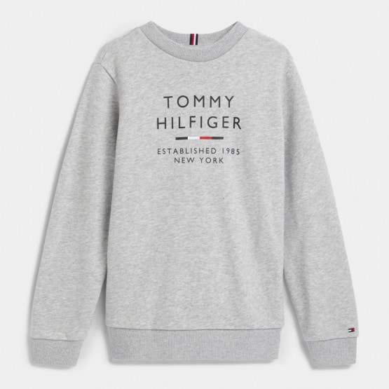 Tommy Jeans Logo Kids' Sweatshirt Grey KB0KB07960 - P01INF - Gorra