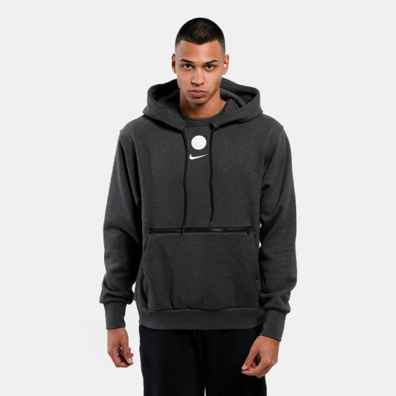 Nike Brooklyn Nets Fleece Ανδρική Μπλούζα με Κουκούλα