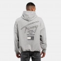 Tommy Jeans Oversize Aop Back Ανδρική Μπλούζα με Κουκούλα