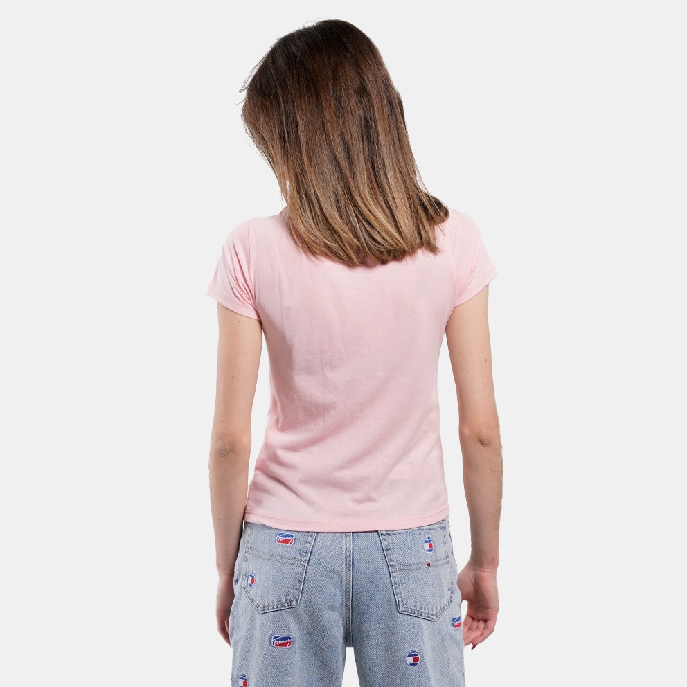 Демисезонные полусапожки Tommy chino Hilfiger - TG0 - Tommy chino Jeans  Essential Logo Women\'s T - shirt Pink DW0DW14899