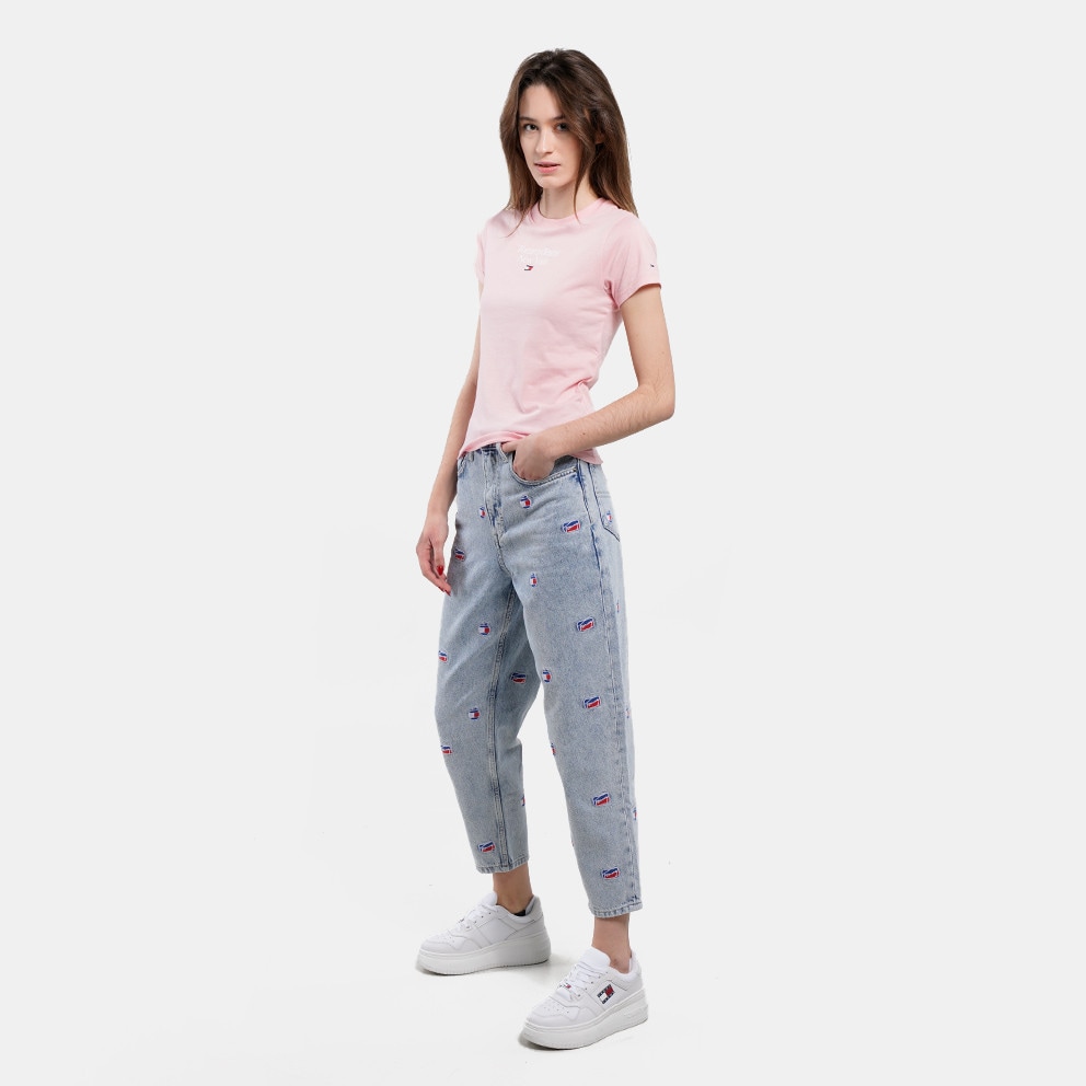 chino Tommy Демисезонные DW0DW14899 TG0 - - Women\'s chino Jeans Logo Essential Pink - shirt полусапожки T Tommy Hilfiger