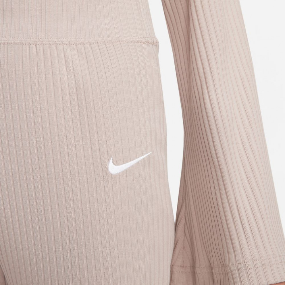 Nike Sportswear Ribbed Jersey Women's Pant Beige DV7868-272