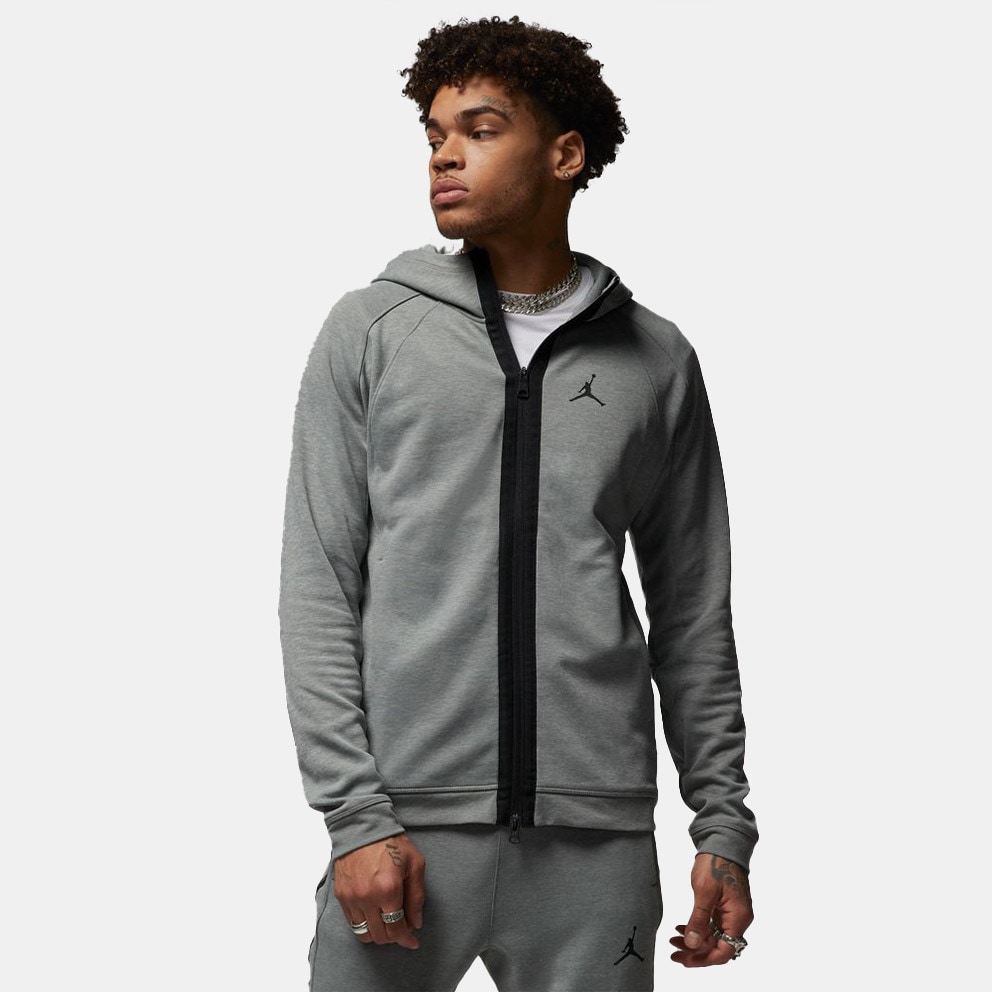 Кроссовки женские подростковые nike air jordan 1 black&orange 36-41 -  Jordan Dri - FIT Sport Men's Fleece Full - Zip Hoodie Grey DV9783 - 063