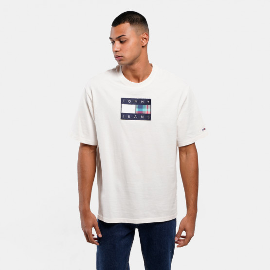 Tommy Jeans Skater Tartan Flag Μen's T-shirt