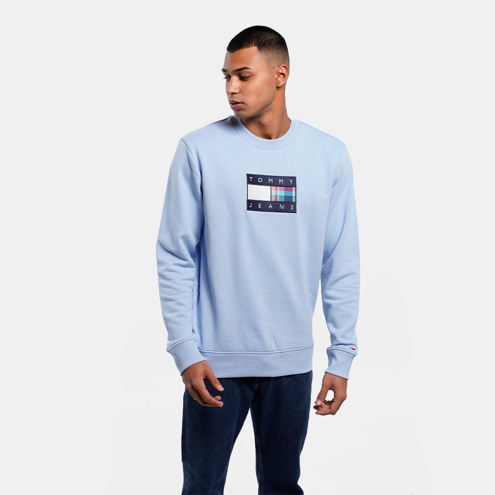 Mules sandales de bain TOMMY JEANS Essential Pool Slide EM0EM00978 Black  BDS - C3R - Tommy Jeans Relaxed Tartan Flag Crew Men's Sweatshirt Blue  DM0DM15704