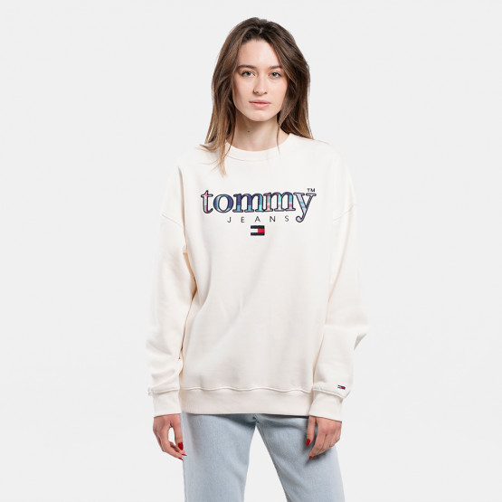 Tommy Jeans Oversize Tartan Women's Sweatshirt