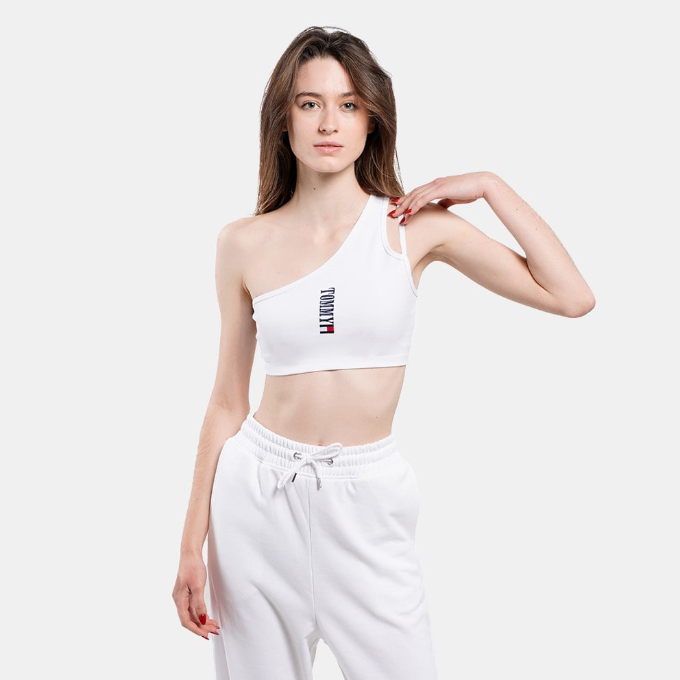 YBR - Tommy Jeans Crop Archive Shoulder Women\'s Crop Top White DW0DW14898 -  Lot de 3 paires de chaussettes hautes enfant TOMMY HILFIGER 100000803 Pink  Combo 003