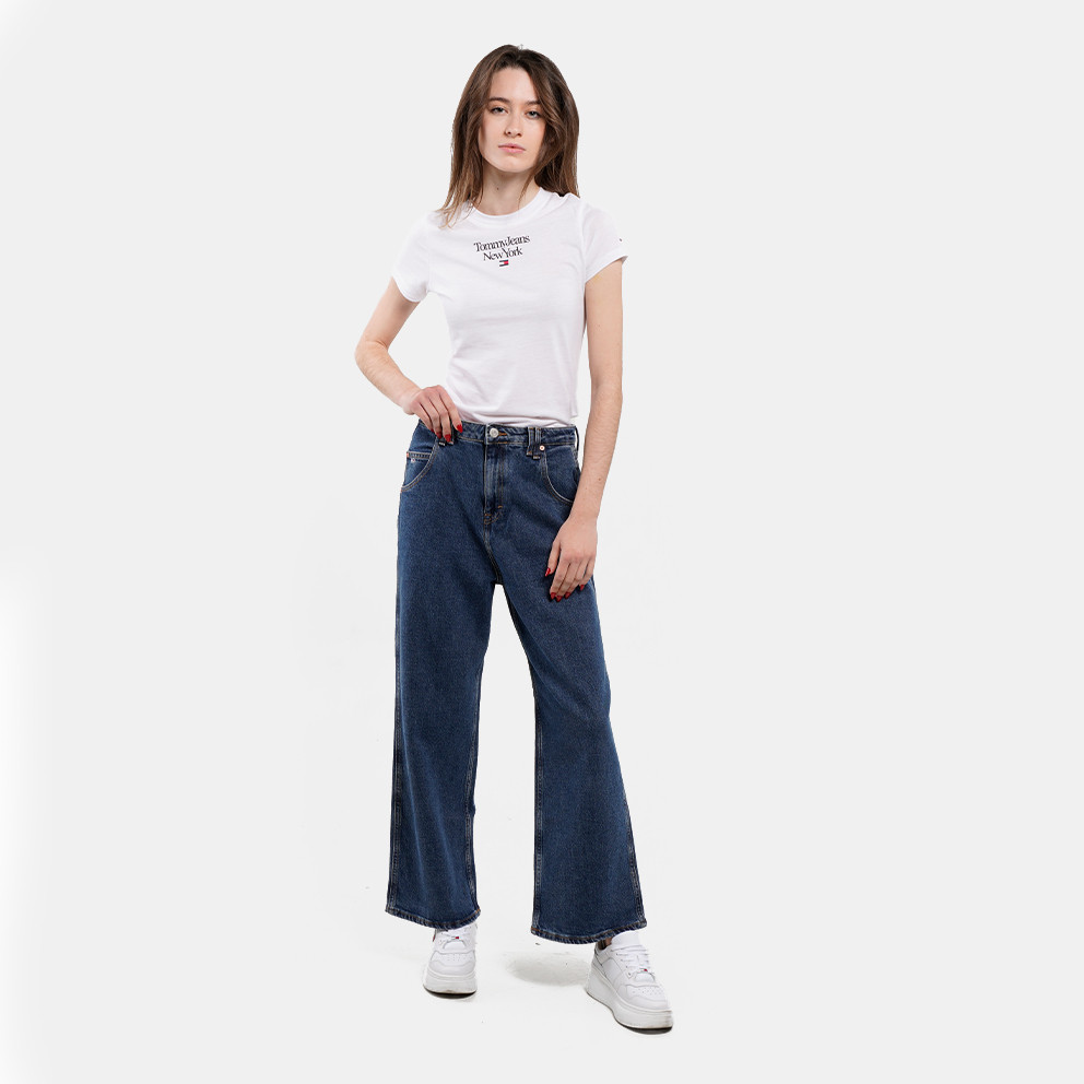 пухове пальто tommy Rey hilfiger - YBR - shirt White DW0DW14899 - Tommy Rey Jeans  Essential Logo Women's T