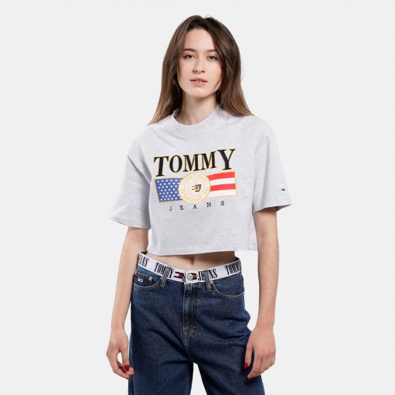 Tommy Jeans Jersey Γυναικείο Cropped T-shirt