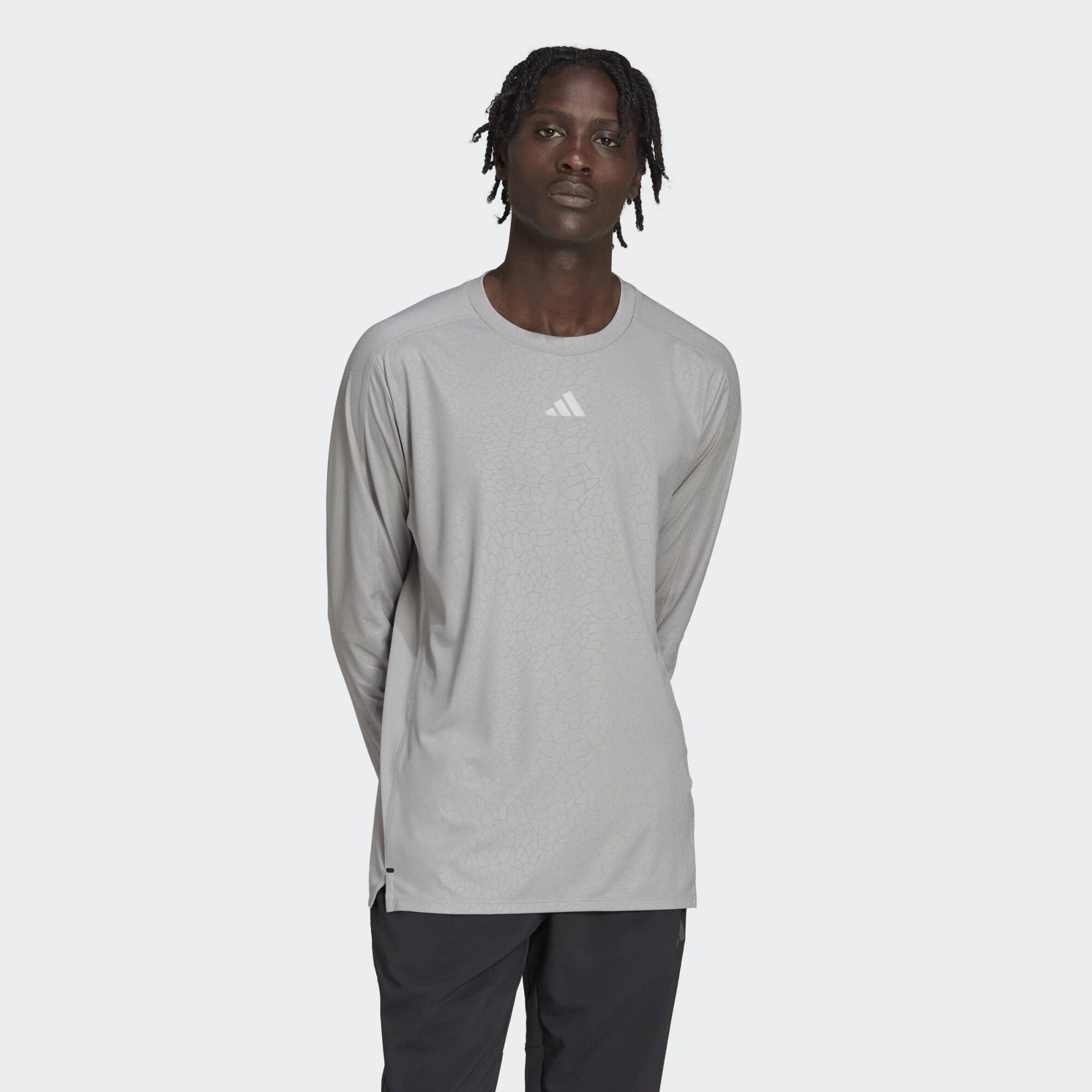 adidas Workout PU Print Long Sleeve Tee (9000141186_24528)