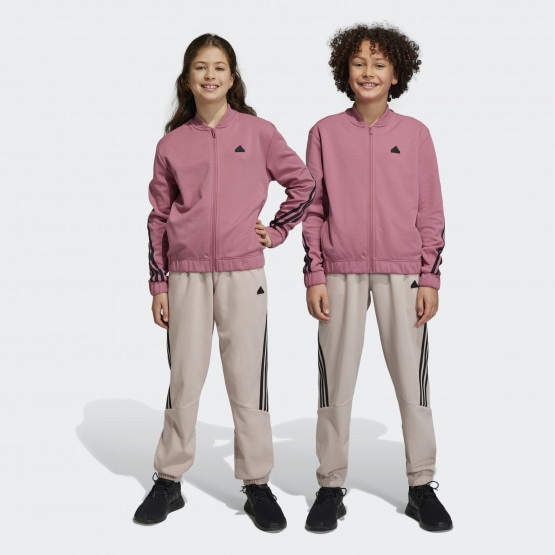 adidas Future Icons 3 - Stripes Track Suit Pink Strata / Black HR6291 -  adidas Cloudfoam Lite Racer Star Wars Sliver