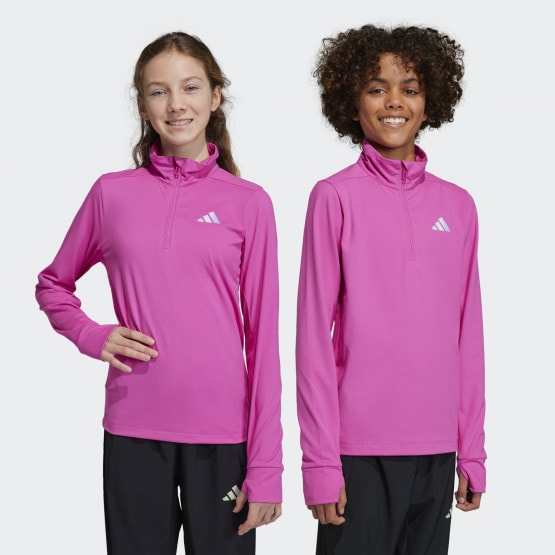 calza ap9532 shoes black - AEROREADY Half - Zip Long Sleeve Tee Semi Lucid Fuchsia / Reflective Silver IB8875