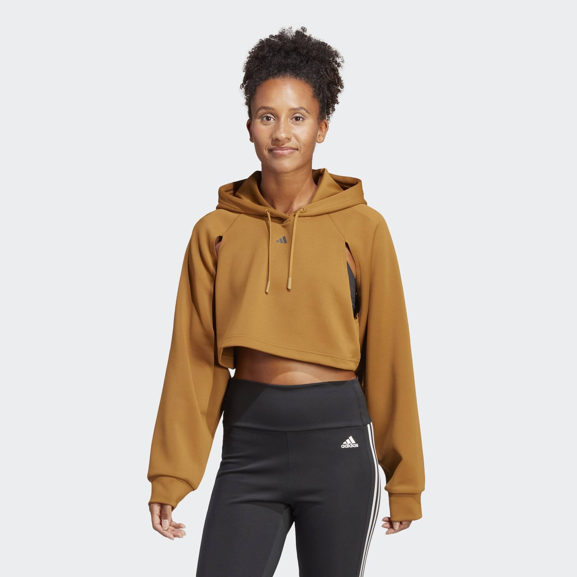 adidas HIIT AEROREADY Crop Training Hoodie (9000141273_66162)